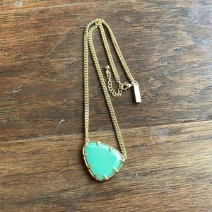 Teal Kendra Scott necklace